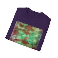 AUTUMN INFUSION: Unisex Monet Tie-Dye Art T-Shirt, Relaxed Comfy Tee, Boho Style Shirt, Perfect Gift for Art Lovers, Festival Wear, Casual Everyday Clothing