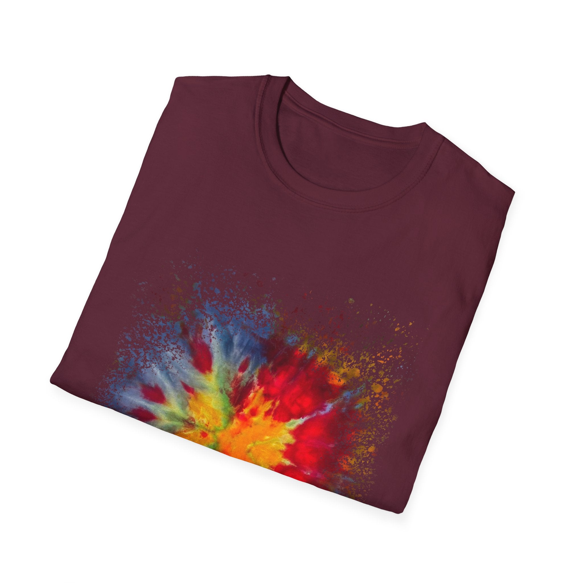 Supersonic 2:  Vibrant Splash Art Unisex T-Shirt, Colorful Tee, Casual Wear, Festival Shirt, Graphic Tee, Gift for Art Lovers