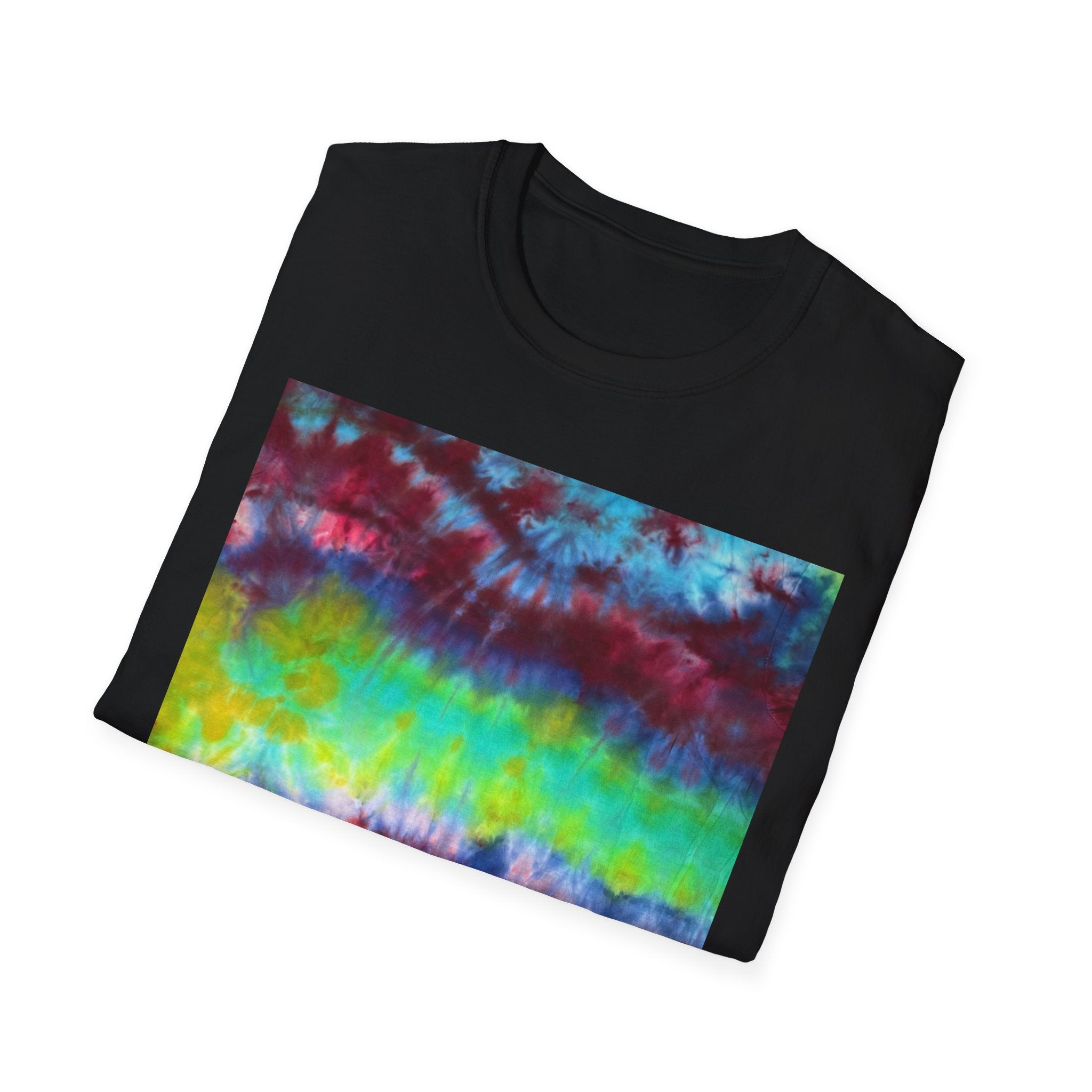 SIDEWINDER: Wave style, Vibrant Tie-Dye Unisex T-Shirt | Summer Vibes, Casual Wear, Gift for Friends, Festival Apparel, Beach Day Top