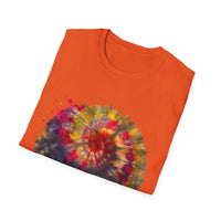 Desert Rose 2:  Vibrant Tie-Dye T-Shirt, Unisex Softstyle Tee, Boho Chic Shirt, Casual Wear, Perfect for Summer Festivals, Gift for Friends