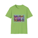 AMBROSIA: Dream inspired tie dye collage,  Softstyle T-Shirt