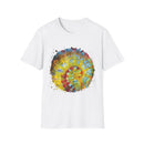 Habanero Helix 2:  Vibrant Tie-Dye Unisex T-Shirt, Retro Graphic Tee, Casual Wear, Unique Gift, Festival Fashion, Summer Apparel