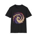 Scarlet Saga 2:  Spiral Tie-Dye Unisex Softstyle T-Shirt | Boho Chic, Casual Wear, Gift for Artists, Summer Fashion, Music Festivals