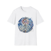 KINETIX:  Dream inspired, Spiritual Tie-Dye T-Shirt, Relaxed Vibes, Unisex Tee, Gift for Yoga Lovers, Bohemian Style, Festival Apparel