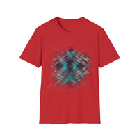 FOCAL POINT:  Kaleidoscope inspired, Colorful Tie-Dye Unisex T-Shirt, Funky Graphic Tee, Casual Summer Wear, Gift for Friends, Vibrant Design, Unique Style