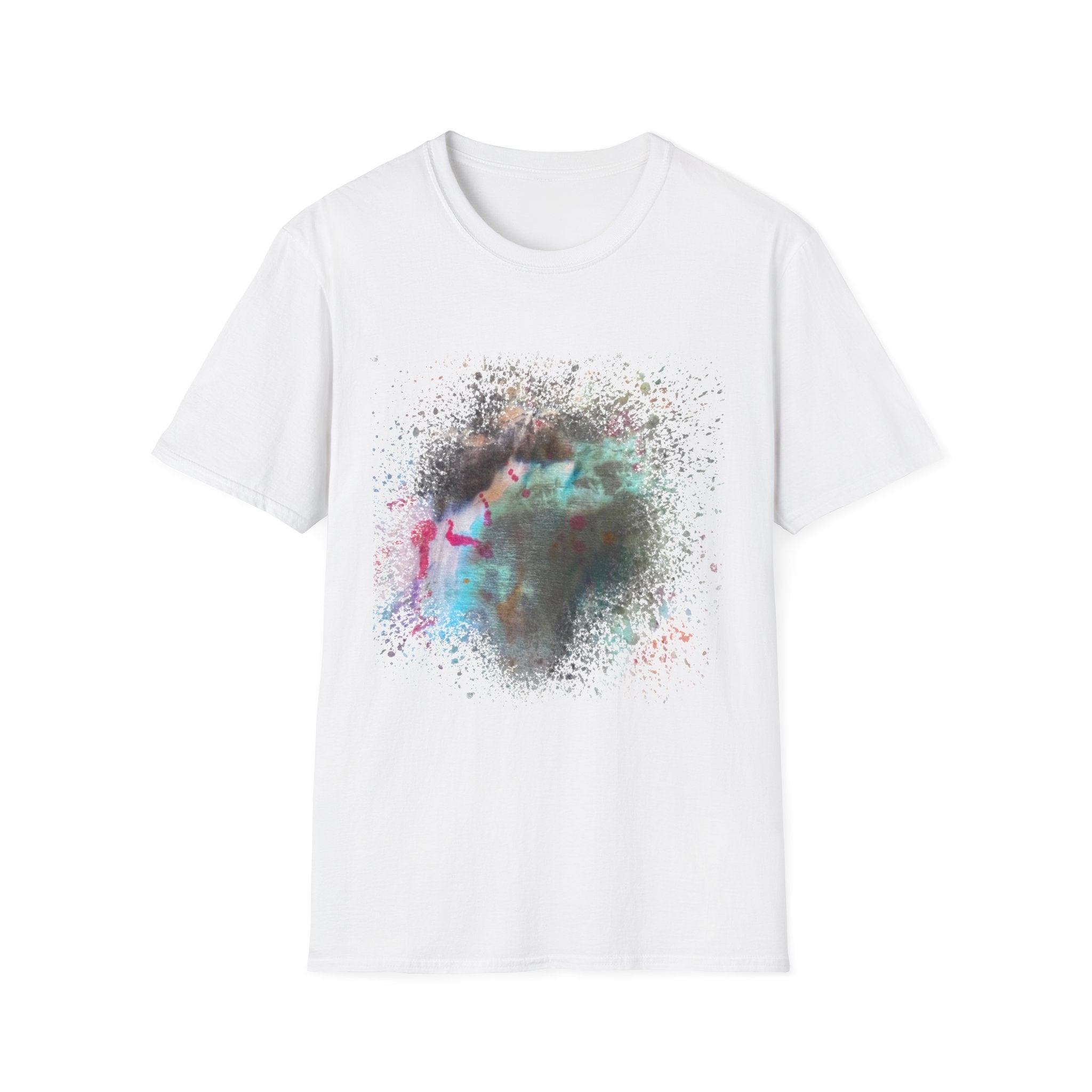 THUNDER BAY: Storm inspired Abstract Art Unisex Softstyle T-Shirt, Unique Fashion Tee, Comfortable Graphic Shirt, Perfect Gift, Casual Wear