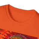 FUCHSIA FRENZY:  Vibrant fuchsia swirl, Tie-Dye T-Shirt, Boho Style Tee, Unisex Summer Shirt, Festival Outfit, Gift for Friends, Casual Wear