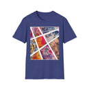 KALEIDOSCOPE: Earth inspired tie dye collage, Unisex Softstyle T-Shirt