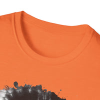 ABYSS: "Down the rabbit hole" vibe, Tie-Dye monochrome Swirl, Unisex Softstyle T-Shirt | Colorful Summer Shirt | Perfect for Festivals, Casual Outings, Gifting, Holidays