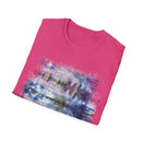 LILAC INFUSION:  Nature inspired Tie-Dye Unisex Softstyle T-Shirt - Boho Chic, Casual Wear, Summer Essential, Festival Outfit, Unique Gift