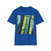 ALLIGATOR ALLEY: Reptile inspired, Vibrant Tie-Dye Unisex T-Shirt, Boho Style Tee, Summer Outfit, Festival Wear, Gift for Her, Unique Graphic Shirt