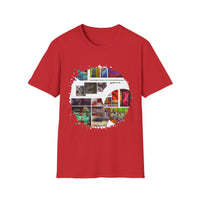 The Dilemma 2:  Colorful Collage Unisex Softstyle T-Shirt - Vibrant Art Tee, Casual Wear, Unique Gift, Graphic Tee, Everyday Essentials, Trendy Fashion