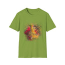 Sapphire Scorpion 2:  Fall Leaves Unisex Softstyle T-Shirt, Autumn Tee, Nature Lover Shirt, Gift for Her, Cozy Casual Wear