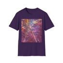 RASPBERRY SORBET:  Splat style, Galactic Vibe Unisex Softstyle T-Shirt | Space Art Tee, Cosmic Shirt, Gift for Astronomers, Unique Spacewear, Casual Wear