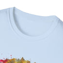 Desert Rose 2:  Vibrant Tie-Dye T-Shirt, Unisex Softstyle Tee, Boho Chic Shirt, Casual Wear, Perfect for Summer Festivals, Gift for Friends