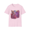 Raspberry Sorbet 2:  Cosmic Vibe Unisex Softstyle T-Shirt | Galaxy Art Tee | Gift for Space Lovers | Festival Wear | Comfortable Casual Tee | Summer Wardrobe
