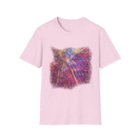 Raspberry Sorbet 2:  Cosmic Vibe Unisex Softstyle T-Shirt | Galaxy Art Tee | Gift for Space Lovers | Festival Wear | Comfortable Casual Tee | Summer Wardrobe