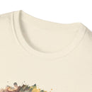 Mocha Spider Dance 2:  Spiral Tie-Dye Unisex T-Shirt, Boho Style Tee, Casual Comfort Shirt, Gift for Nature Lovers, Summer Vibes Apparel