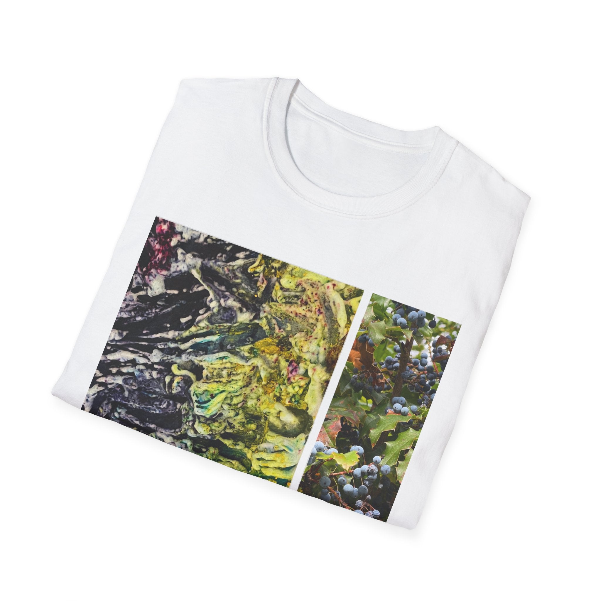 BLUEBERRY BLISS: Nature-Inspired Unisex Softstyle T-Shirt - Eco-Friendly, Trendy Graphic Tee, Outdoor Lover Gift, Relaxed Casual Wear, Summer Wardrobe [...]