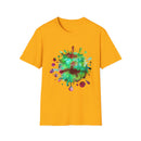 Autumn Infusion 2:  Vibrant Splash T-Shirt - Artsy Graphic Tee for Creatives, Casual Wear, Unique Gift, Summer Style, Colorful Fashion