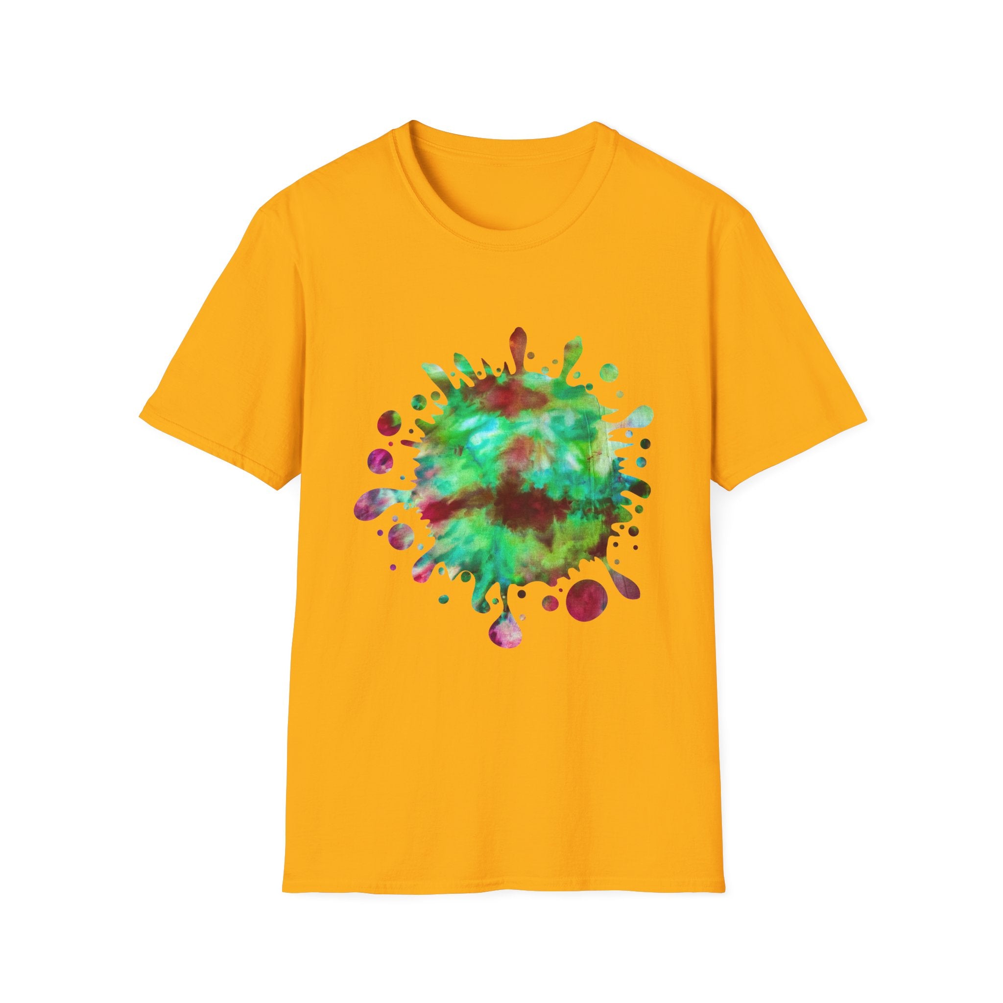 Autumn Infusion 2:  Vibrant Splash T-Shirt - Artsy Graphic Tee for Creatives, Casual Wear, Unique Gift, Summer Style, Colorful Fashion