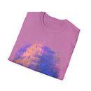 HURRICANE RIDGE: Vibrant Abstract Art T-Shirt | Unisex Softstyle Tee, Casual Wear, Gift for Art Lovers, Summer Vibes, Unique Statement Piece