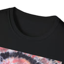 TANGERINE TIGER: Spotted swirl Colorful Tie-Dye Unisex Softstyle T-Shirt, Festival Wear, Casual Outfit, Gift for Her, Summer Vibes, Boho Style