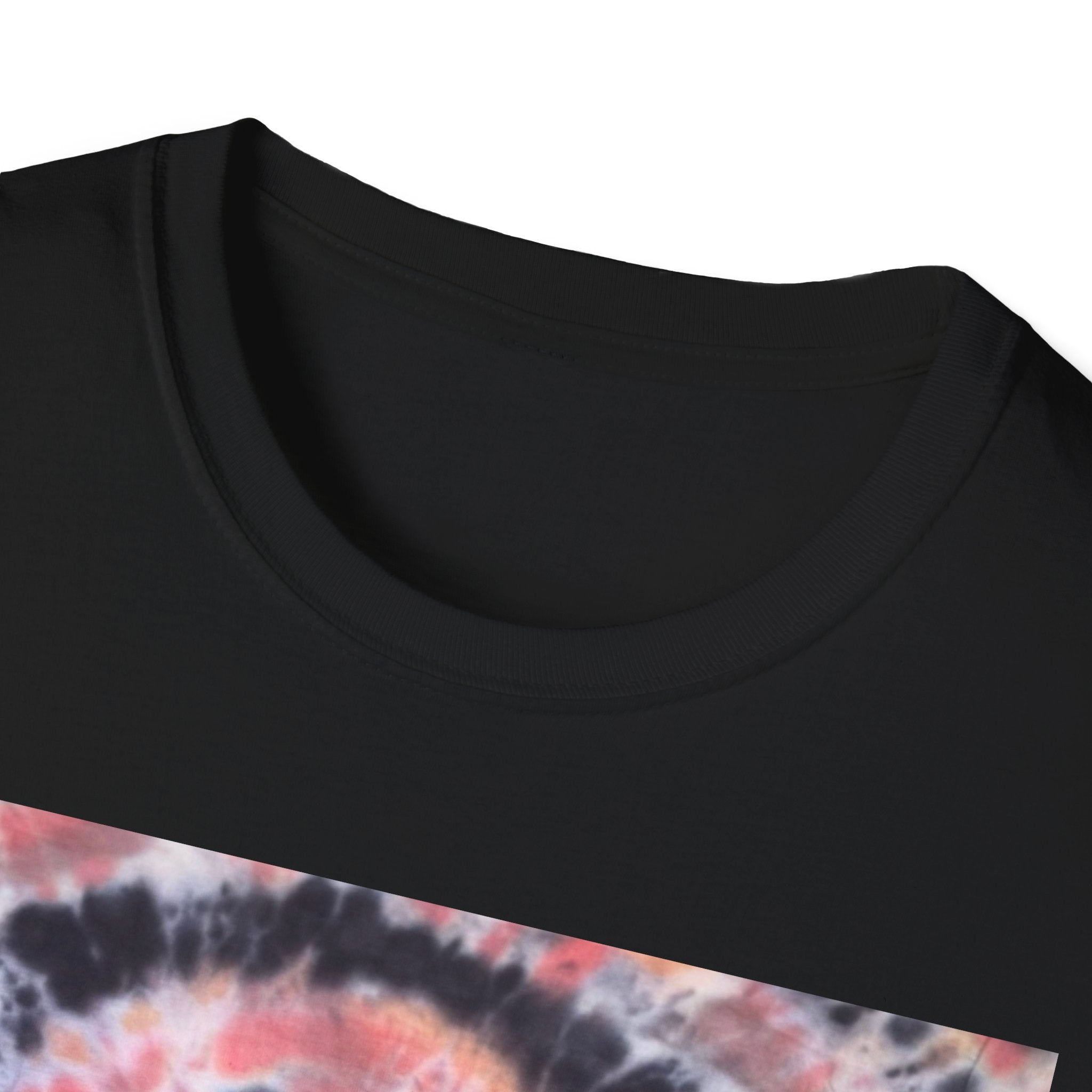 TANGERINE TIGER: Spotted swirl Colorful Tie-Dye Unisex Softstyle T-Shirt, Festival Wear, Casual Outfit, Gift for Her, Summer Vibes, Boho Style