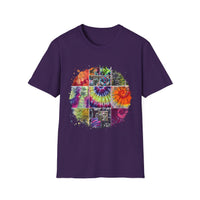 Resilience 2:  Vibrant Tie-Dye Unisex Softstyle T-Shirt, Bohemian Tee, Summer Apparel, Festival Wear, Gift for Him or Her