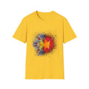 Supersonic 2:  Vibrant Splash Art Unisex T-Shirt, Colorful Tee, Casual Wear, Festival Shirt, Graphic Tee, Gift for Art Lovers