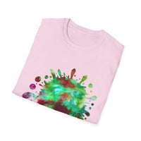 Autumn Infusion 2:  Vibrant Splash T-Shirt - Artsy Graphic Tee for Creatives, Casual Wear, Unique Gift, Summer Style, Colorful Fashion