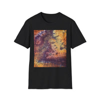 AMBER PREROGATIVE: Smash style Bohemian Tie-Dye T-Shirt, Unisex Casual Wear, Summer Festival Top, Gift for Music Lovers, Eco-Friendly Fashion