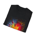 Supersonic 2:  Vibrant Splash Art Unisex T-Shirt, Colorful Tee, Casual Wear, Festival Shirt, Graphic Tee, Gift for Art Lovers