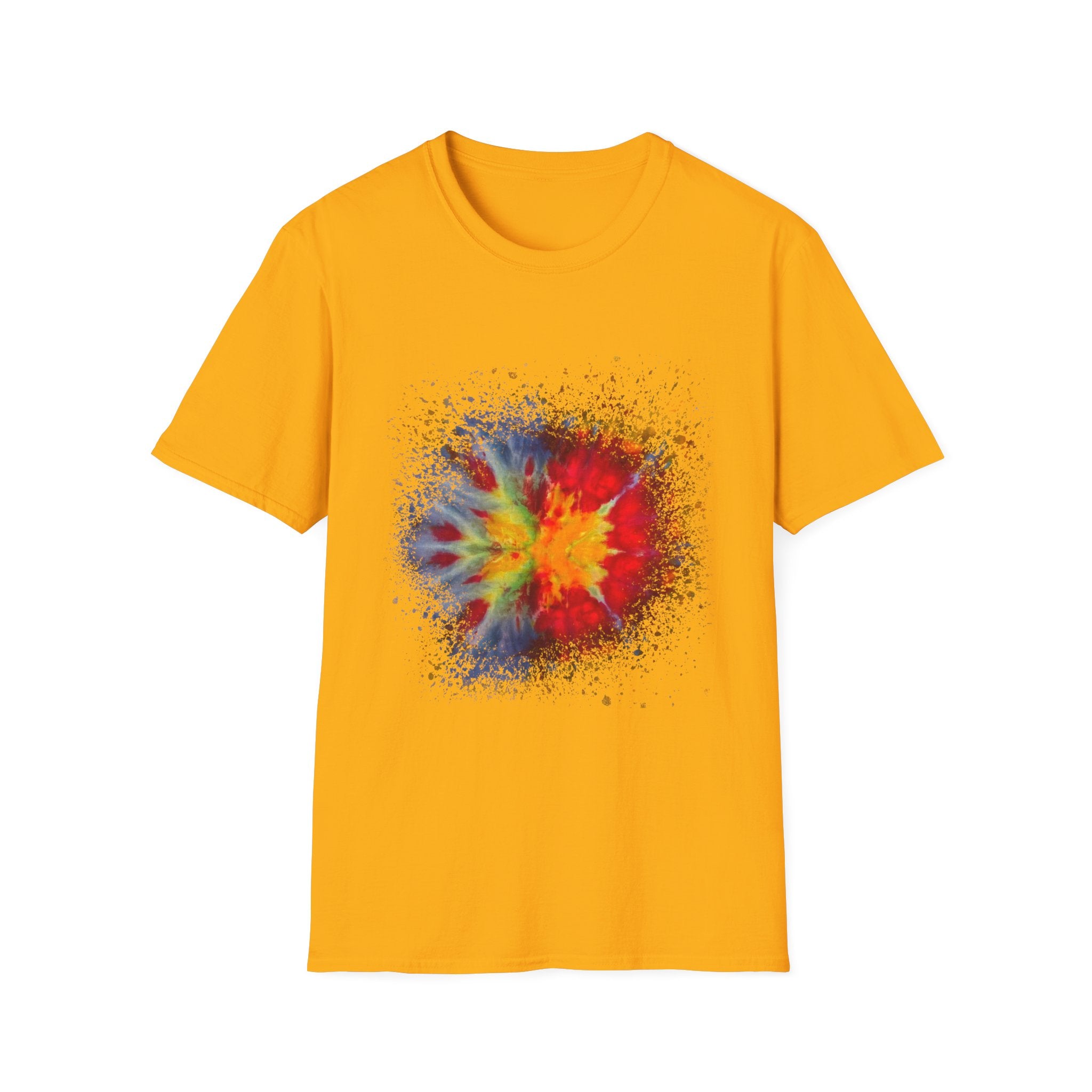 Supersonic 2:  Vibrant Splash Art Unisex T-Shirt, Colorful Tee, Casual Wear, Festival Shirt, Graphic Tee, Gift for Art Lovers