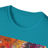 FIFTH DIMENSION: Galaxy style, Vibrant Tie-Dye Unisex T-Shirt - Perfect for Summer Festivals, Casual Outfits, Gifts, Beach Days, and Relaxed Vibes