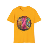 Firestone 2:  Vibrant Tie-Dye Unisex T-Shirt, Colorful Casual Tee, Summer Festival Shirt, Gift for Friends, Boho Style Apparel