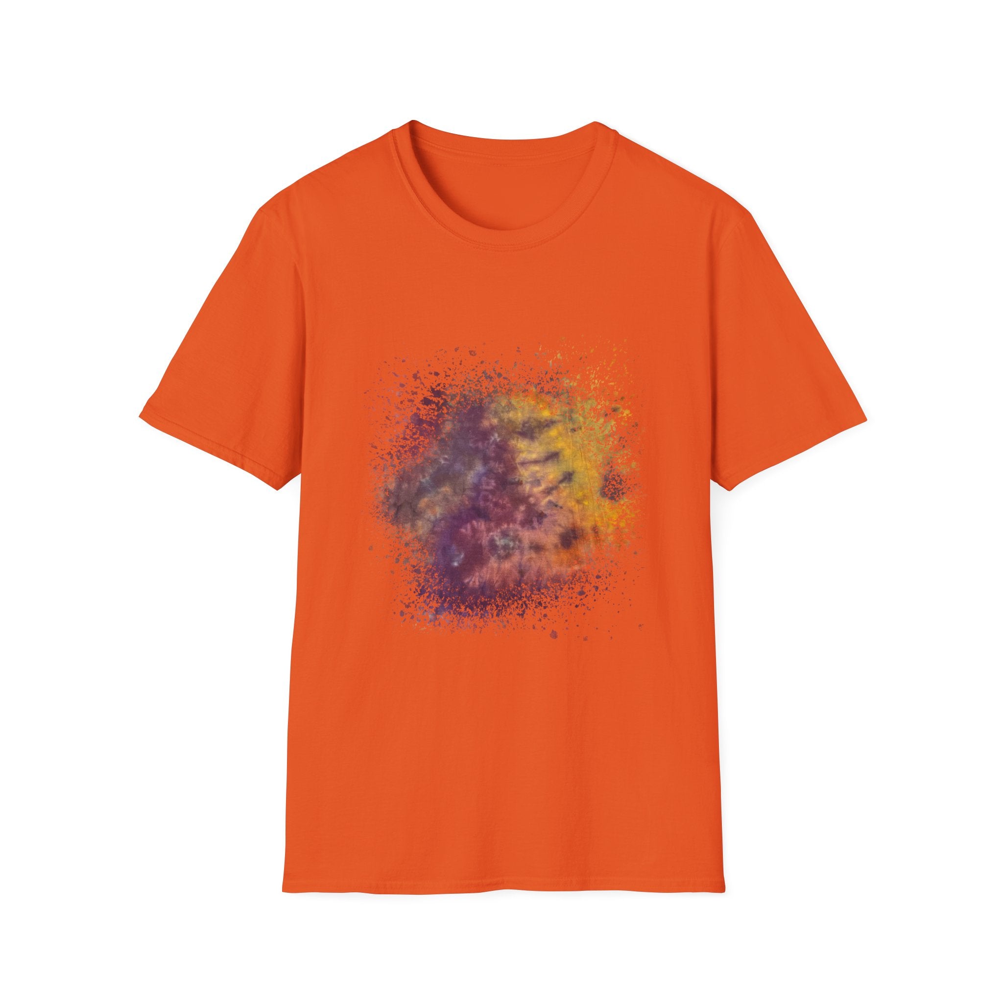 Amber Prerogative 2:  Colorful Splash Unisex Softstyle T-Shirt, Casual Wear, Gift for Art Lovers, Summer Fashion, Vibrant Graphic Tee
