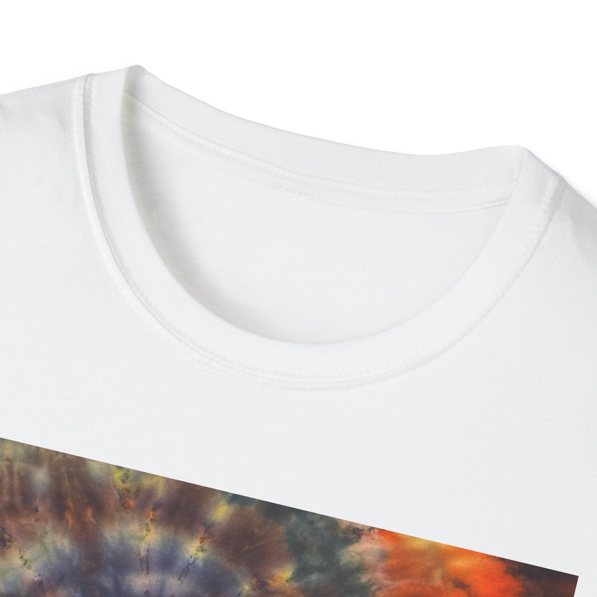 MARMALADE REBEL: Splashy Unisex super swirl Tie-Dye T-Shirt, Vibrant Spiraled Design, Casual Summer Tee, Festival Wear, Gift for Friends