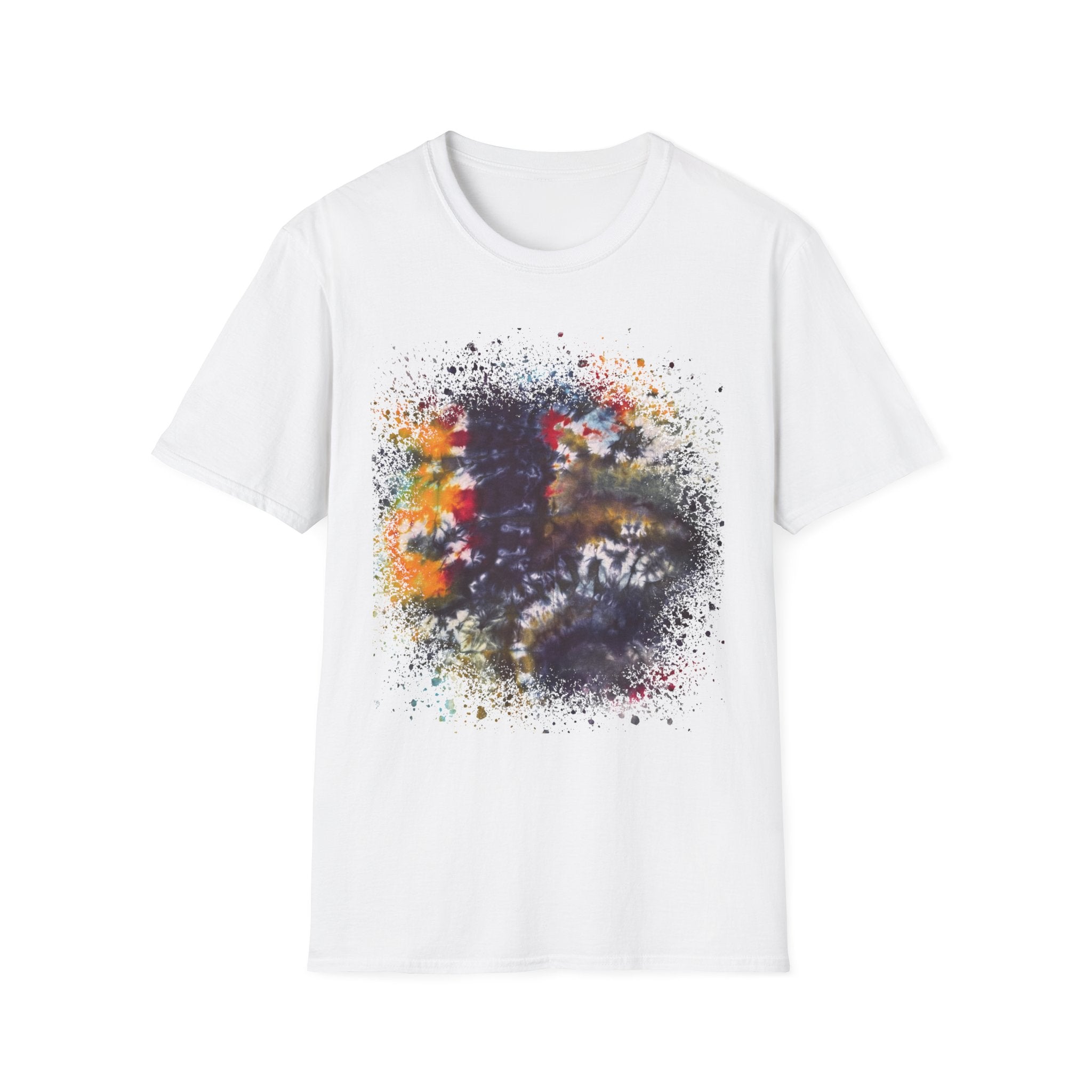 STAR DUST SYMPHONY: Galaxy style, Colorful Tie-Dye Unisex T-Shirt, Comfortable Graphic Tee for Festivals, Casual Outings, Summer Events, Gift Idea