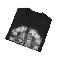 CROSS ROAD: Gritty, graphite style...  Trendy Tie-Dye Unisex Softstyle T-Shirt | Casual, Chic, Gift Idea, Festival Wear, Everyday Fashion