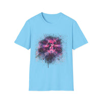 Sundance Citation 2: Galactic Drip Splash Unisex T-Shirt - Cosmic Art Tee, Graphic Shirt for Space Lovers, Gift for Astronomy Fans, Unique Trendy Apparel