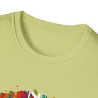 San Mateo Magic 2:  Vibrant Artistic Unisex T-Shirt, Colorful Graphic Tee, Trendy Casual Shirt, Unique Gift for Art Lovers, Summer Essential