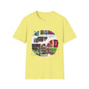 The Dilemma 2:  Colorful Collage Unisex Softstyle T-Shirt - Vibrant Art Tee, Casual Wear, Unique Gift, Graphic Tee, Everyday Essentials, Trendy Fashion