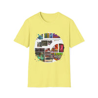 The Dilemma 2:  Colorful Collage Unisex Softstyle T-Shirt - Vibrant Art Tee, Casual Wear, Unique Gift, Graphic Tee, Everyday Essentials, Trendy Fashion