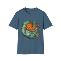 Whiplash 2:  Vibrant Spiral Tie-Dye Unisex T-Shirt, Soft Tee, Colorful Casual Tee, Summer Style shirt, Eco-friendly Gift, Festival Wear