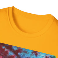 SIDEWINDER: Wave style, Vibrant Tie-Dye Unisex T-Shirt | Summer Vibes, Casual Wear, Gift for Friends, Festival Apparel, Beach Day Top