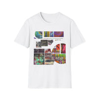 The DILEMMA: Colorful Graphic Collage Unisex Softstyle T-Shirt, Casual Tee, Unique Gift, Art Lover Shirt, Everyday Wear, Festival Apparel