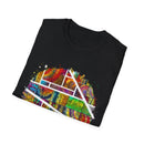 San Mateo Magic 2:  Vibrant Artistic Unisex T-Shirt, Colorful Graphic Tee, Trendy Casual Shirt, Unique Gift for Art Lovers, Summer Essential