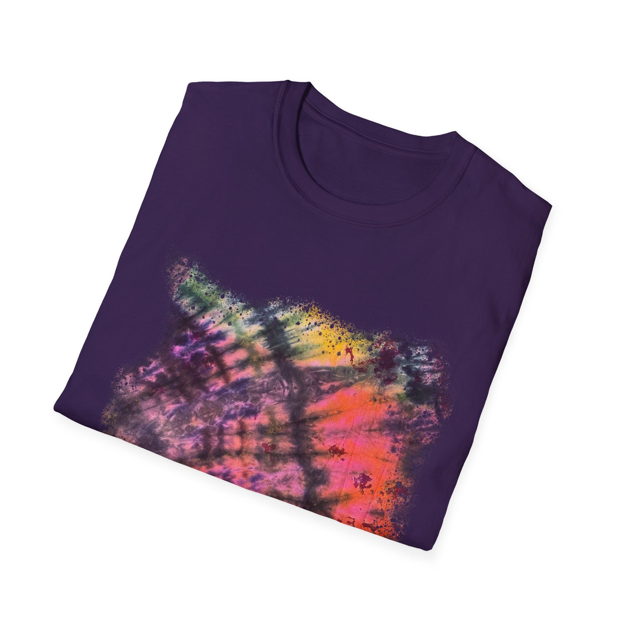 Smash Party 2:  Snowy edge Vibrant Tie-Dye Unisex T-Shirt - Perfect for Festivals, Casual Wear, Gift for Him/Her, Summer Outfits, Comfortable Fashion