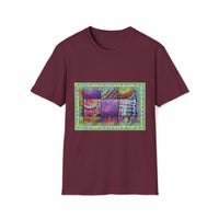 AMBROSIA: Dream inspired tie dye collage,  Softstyle T-Shirt